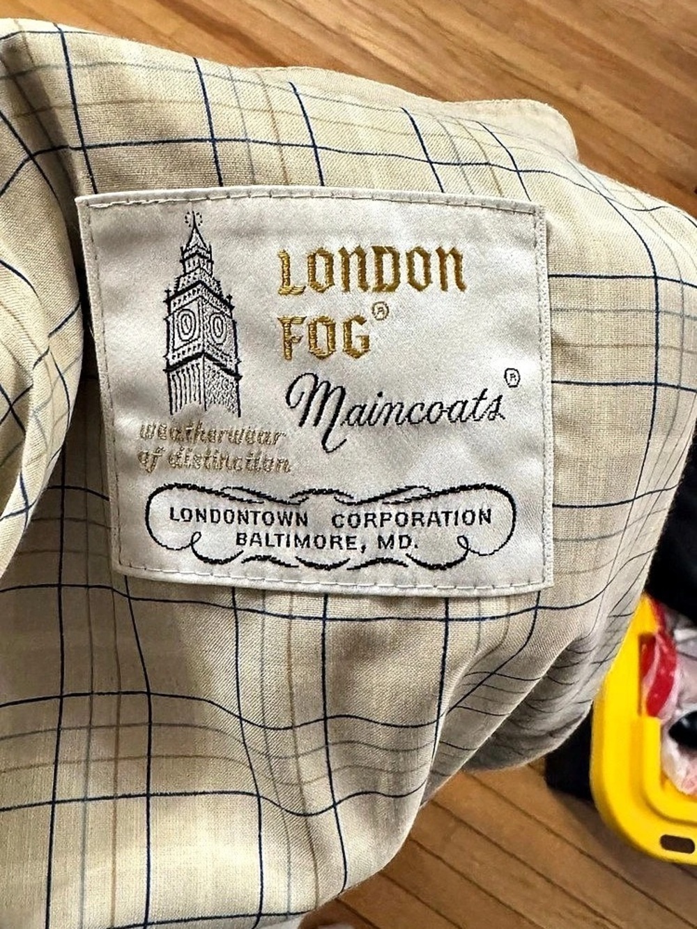 London Fog Maincoats Vintage Double-Breasted Trench Coat Size 6 - Picture 4 of 8